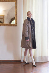 Cappotto con pelo