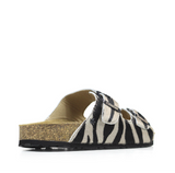 Amalia Sandalo basso con cintuirini zebra