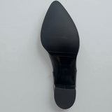 Stivaletto 3/4 in pelle nera