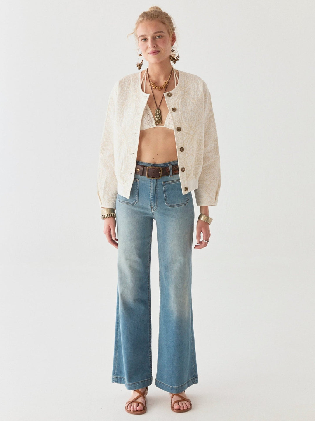 Tesela botticelli jacket ivory