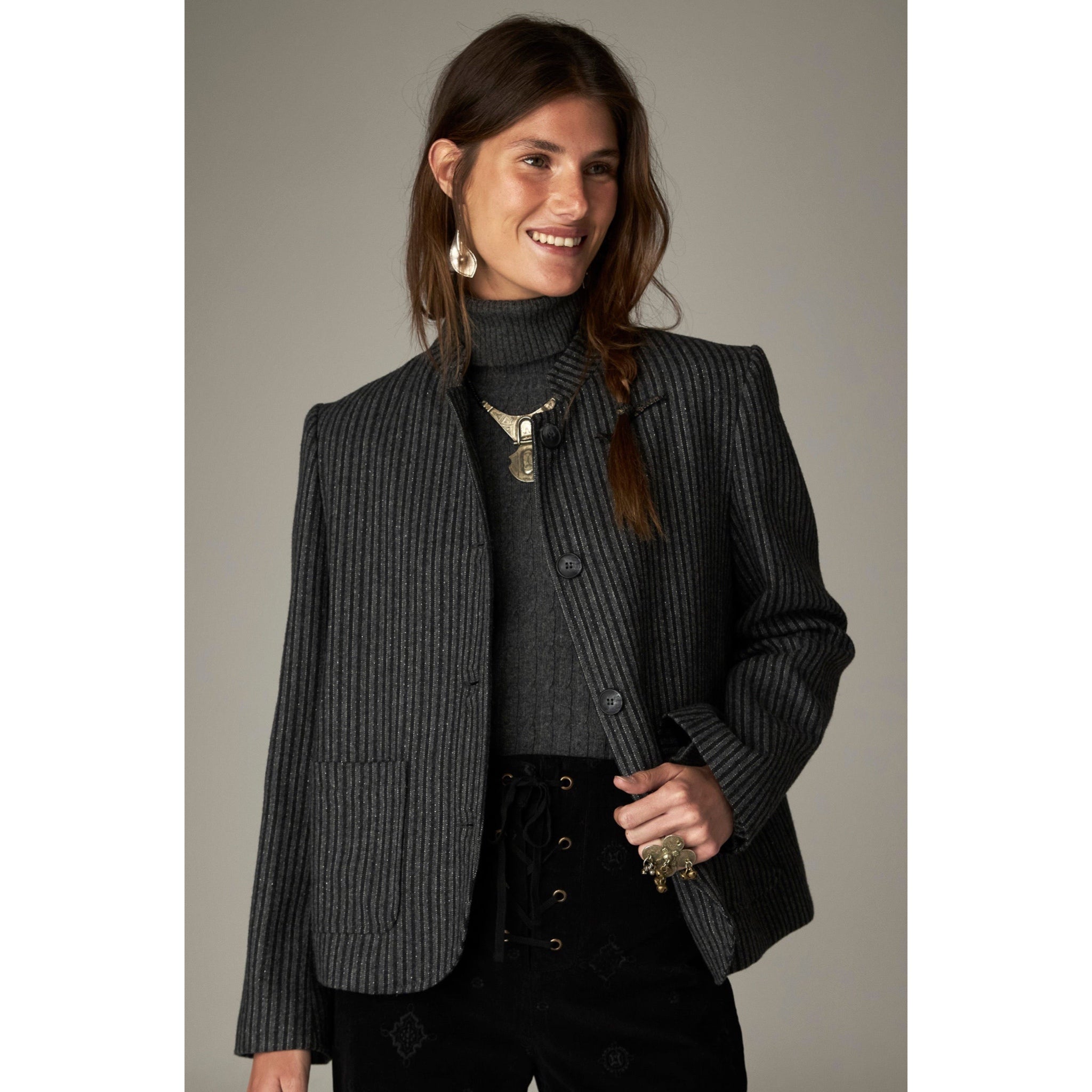 Salao Jacket Grey Shades