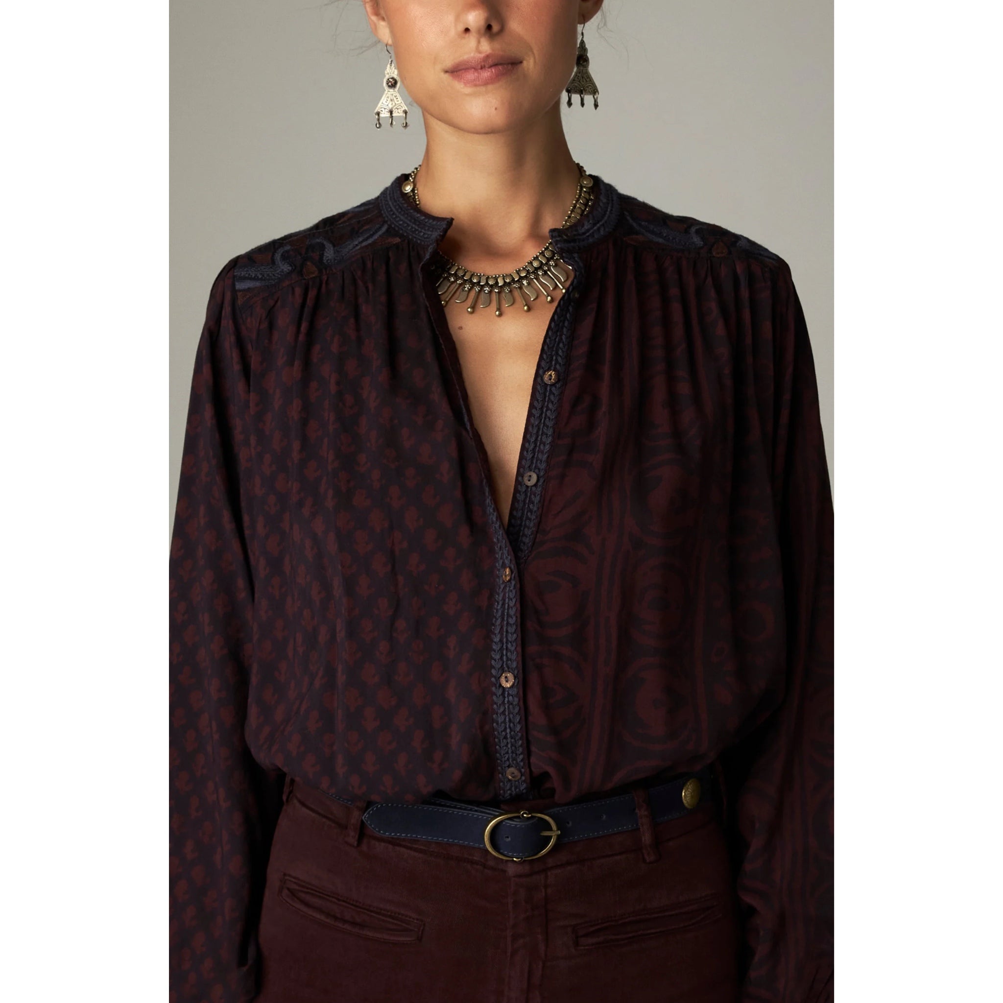 Marie Blouse Muddy Waters