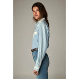Frankie Shirt Blue Mustang