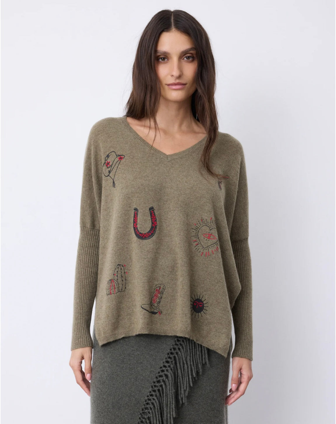 Beige cashmere sweater
