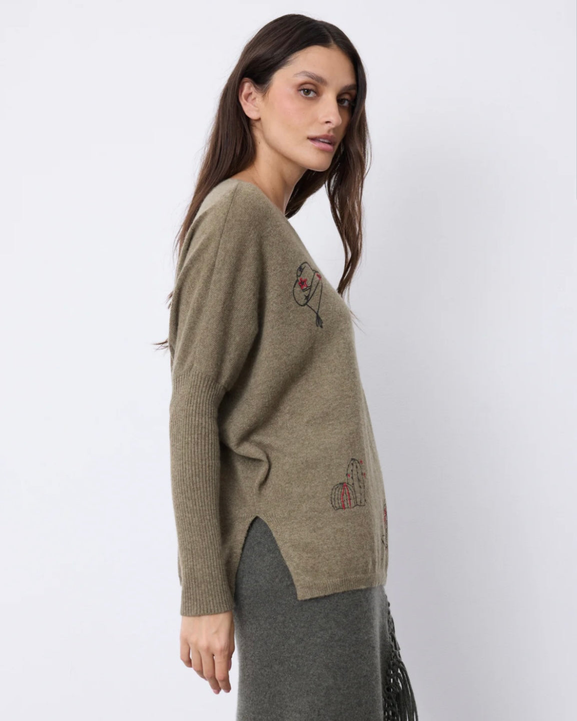 Beige cashmere sweater