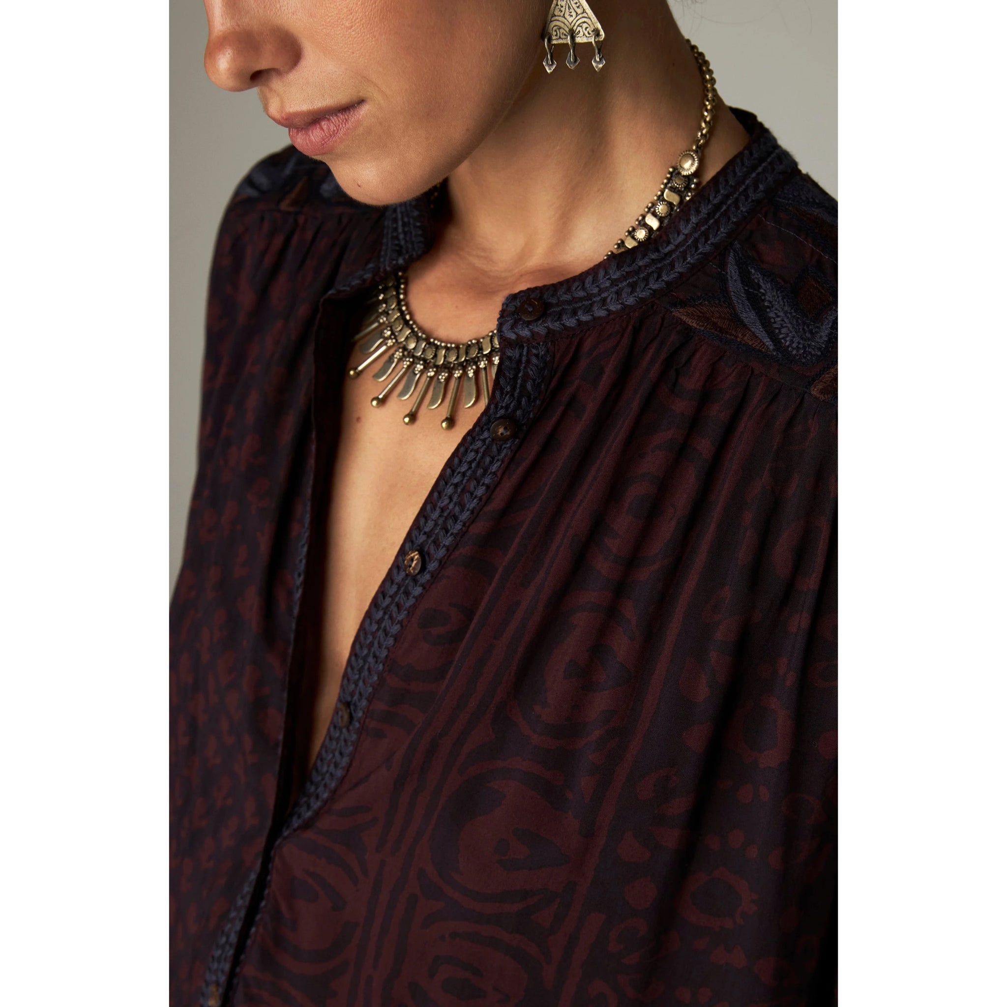 Marie Blouse Muddy Waters