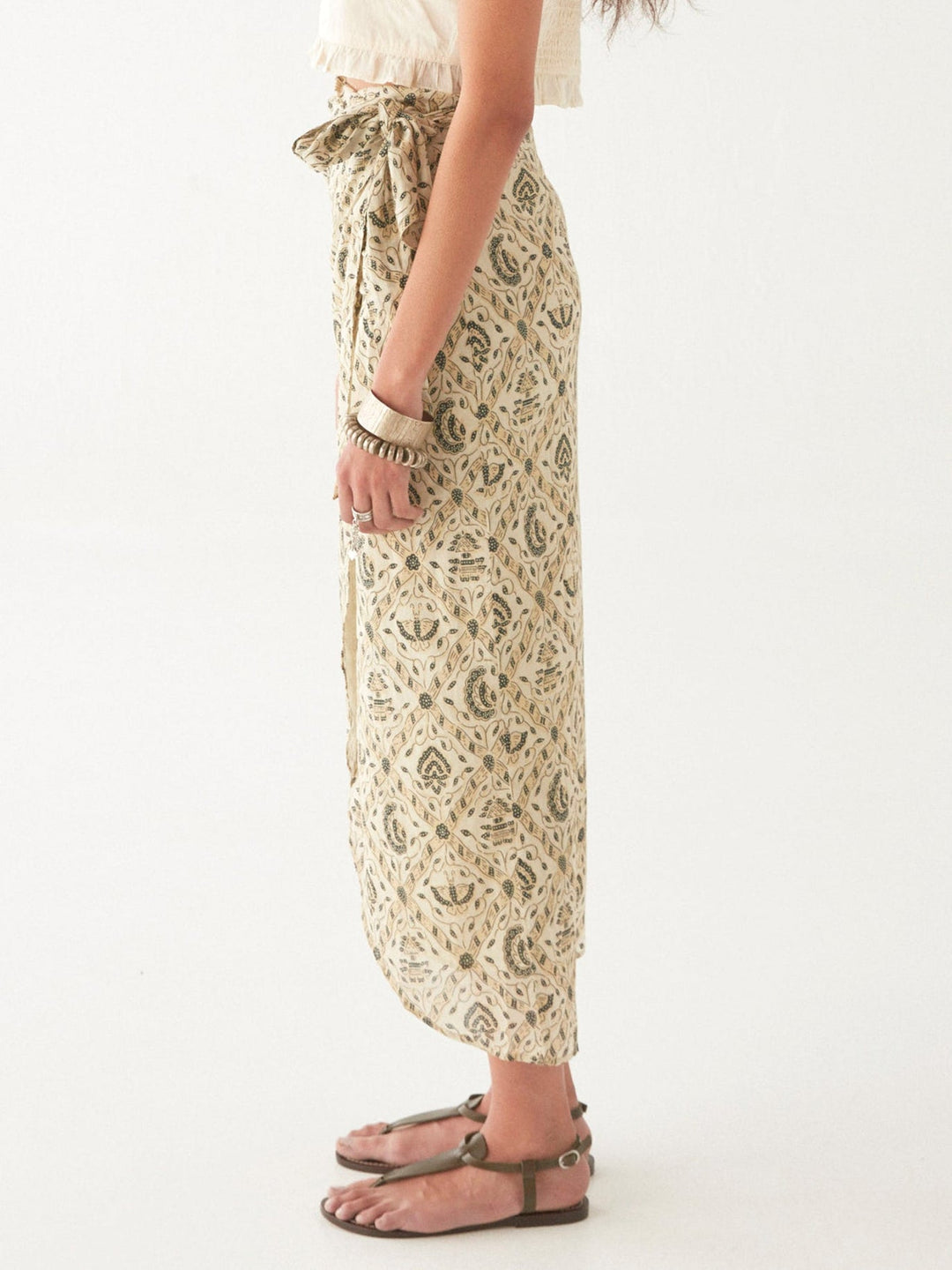 Tina blouse in Cachemira Moutarde