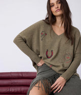 Beige cashmere sweater