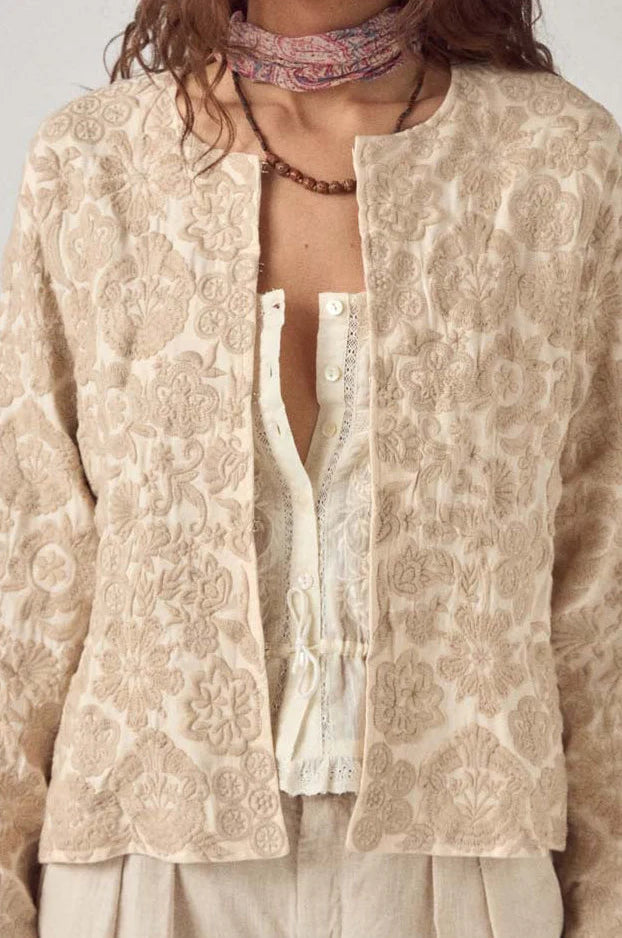 Akash Jacket Crisantemo Pearl