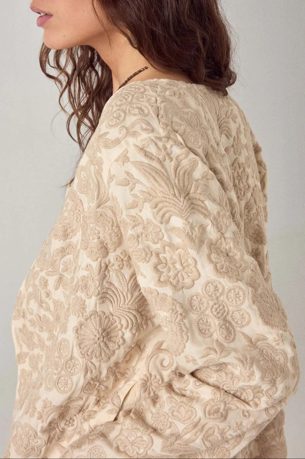 Akash Jacket Crisantemo Pearl