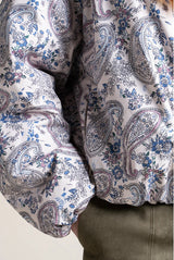 Tina blouse in Cachemira Moutarde