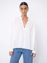 Alexine cotton blouse