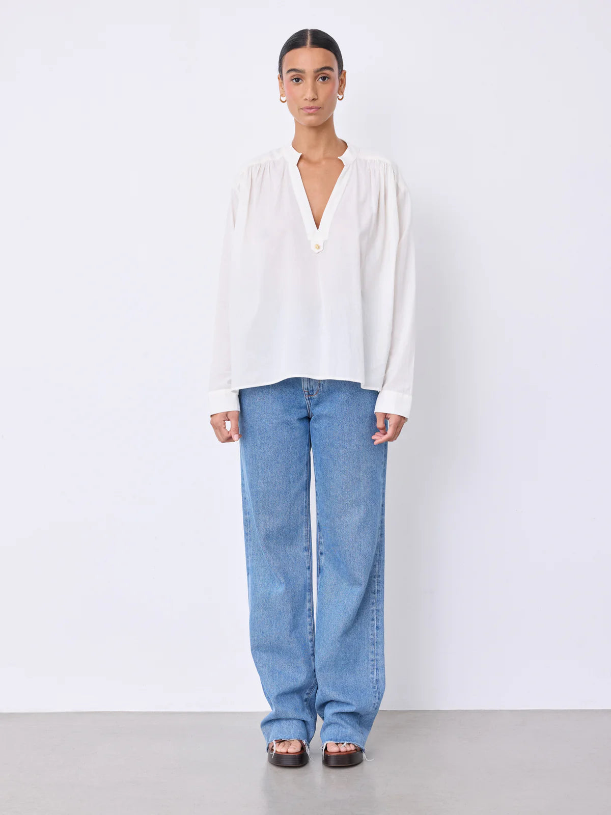 Alexine cotton blouse