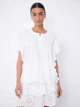 Awa cotton shirt bianco