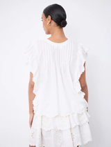 Awa cotton shirt bianco