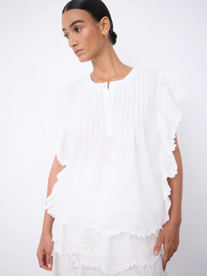 Awa cotton shirt bianco