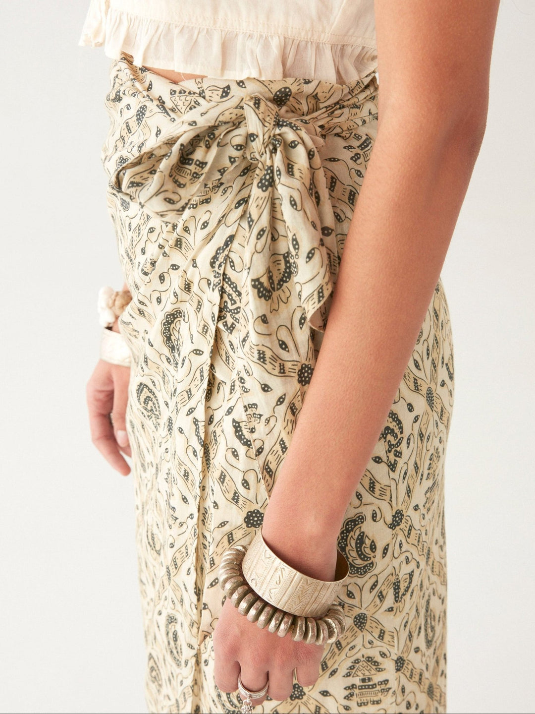 Tina blouse in Cachemira Moutarde