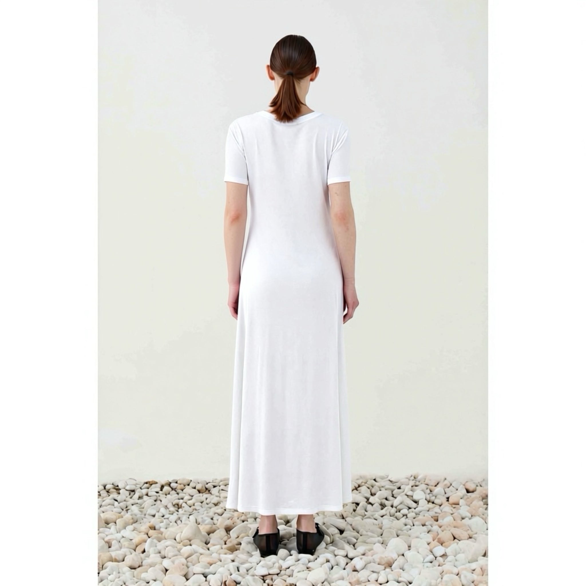 White long dress
