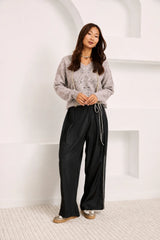 Maglione con paillettes