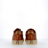 Sneaker in soft tan leather