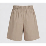 Tailored beige Bermuda shorts