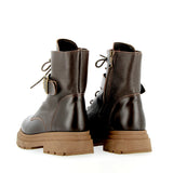 Amphibian with dark brown leather strap