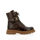 Amphibian with dark brown leather strap