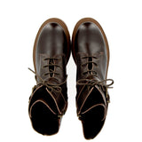 Amphibian with dark brown leather strap