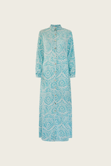 Breeze Abito chemisier stampa ocean mandala