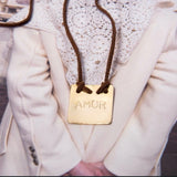 AMOR Cord Necklace