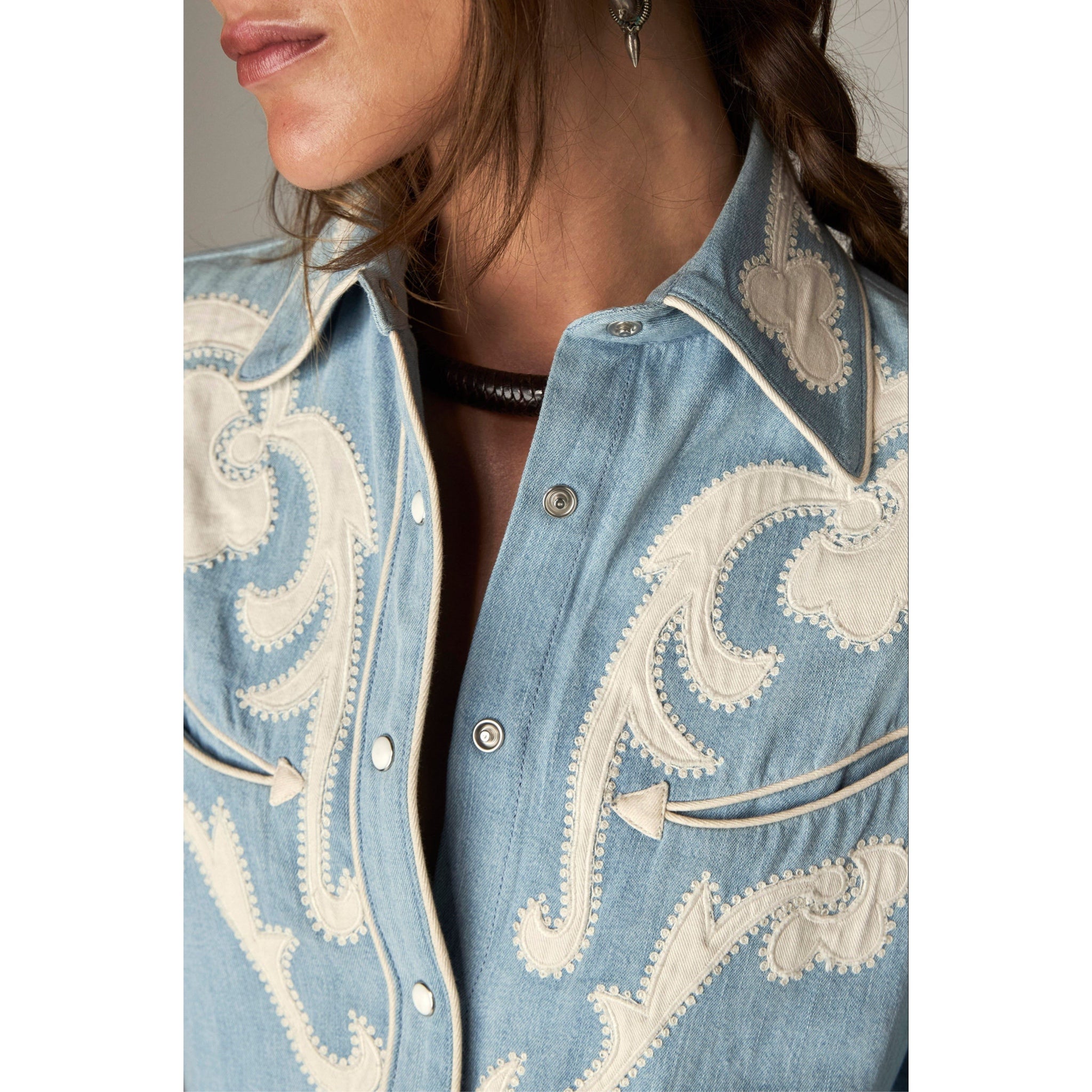 Frankie Shirt Blue Mustang