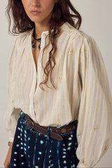 Caroline Blouse Starry White