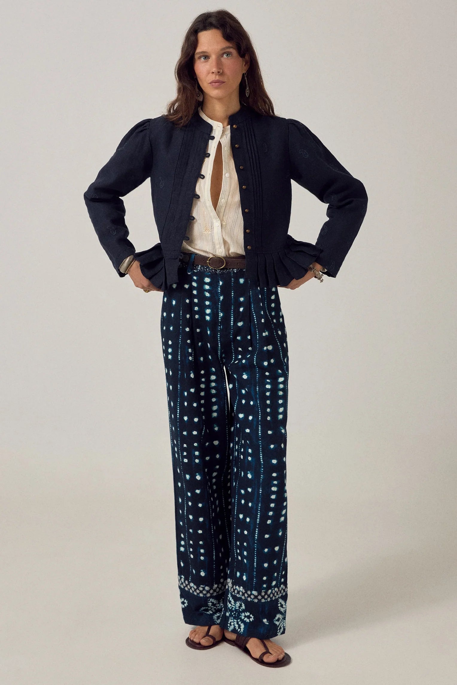 Caroline Blouse Starry White