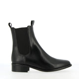 Black Leather Chelsea Boot