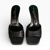 Ciabattina nera con tacco