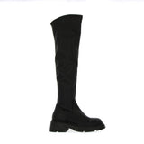 Black stretch vegan cuissard