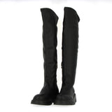 Black stretch vegan cuissard