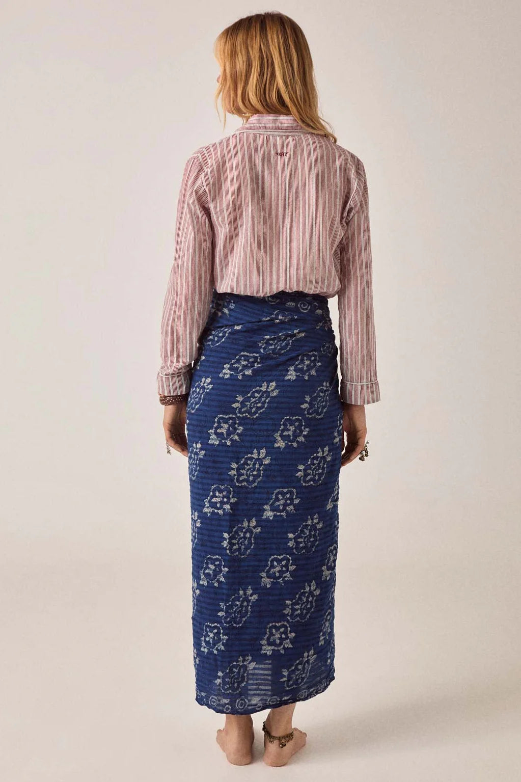 Dada shirt wine stripes