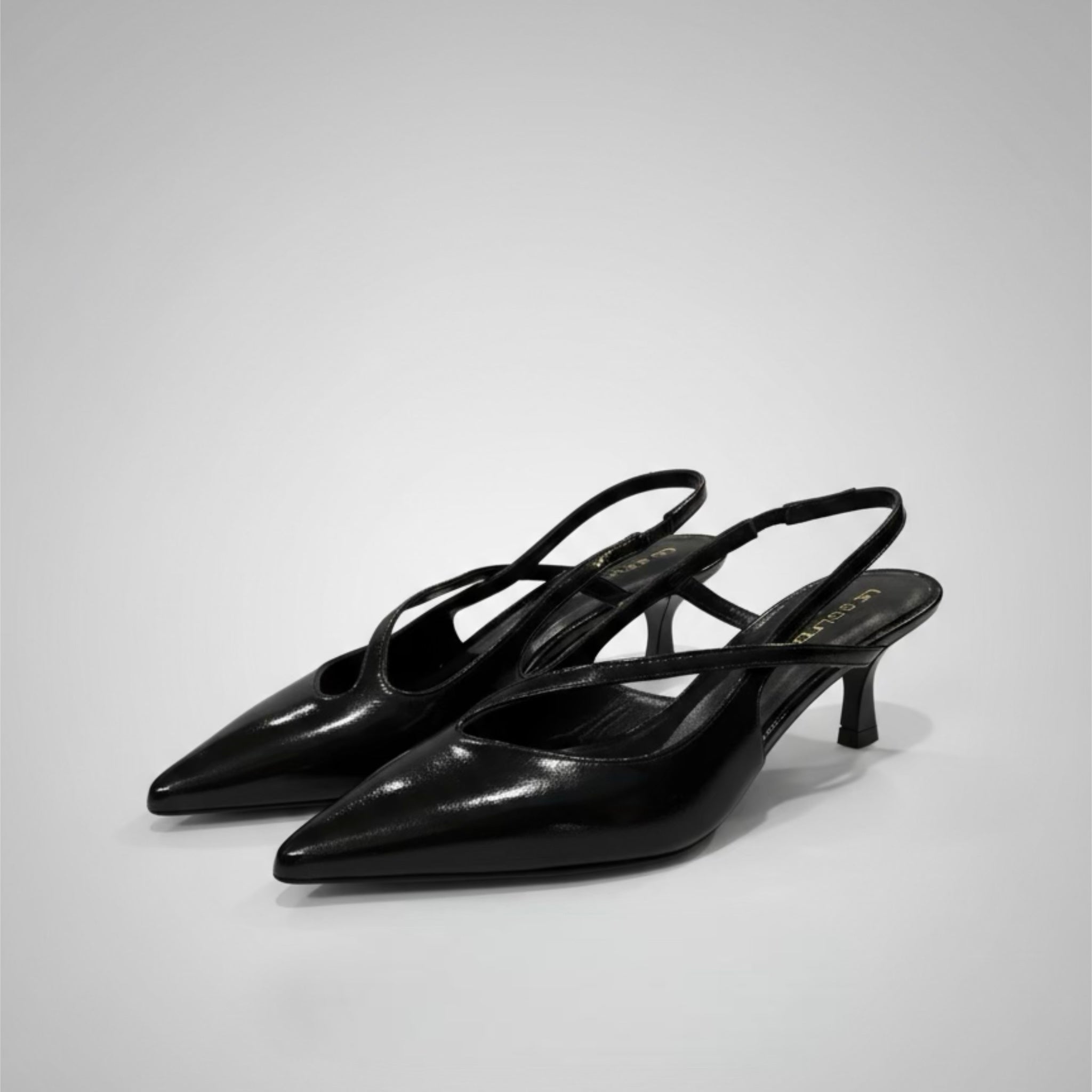Slingback in verlux nero