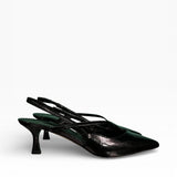 Slingback in verlux nero