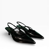 Slingback in verlux nero