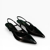 Slingback in verlux nero