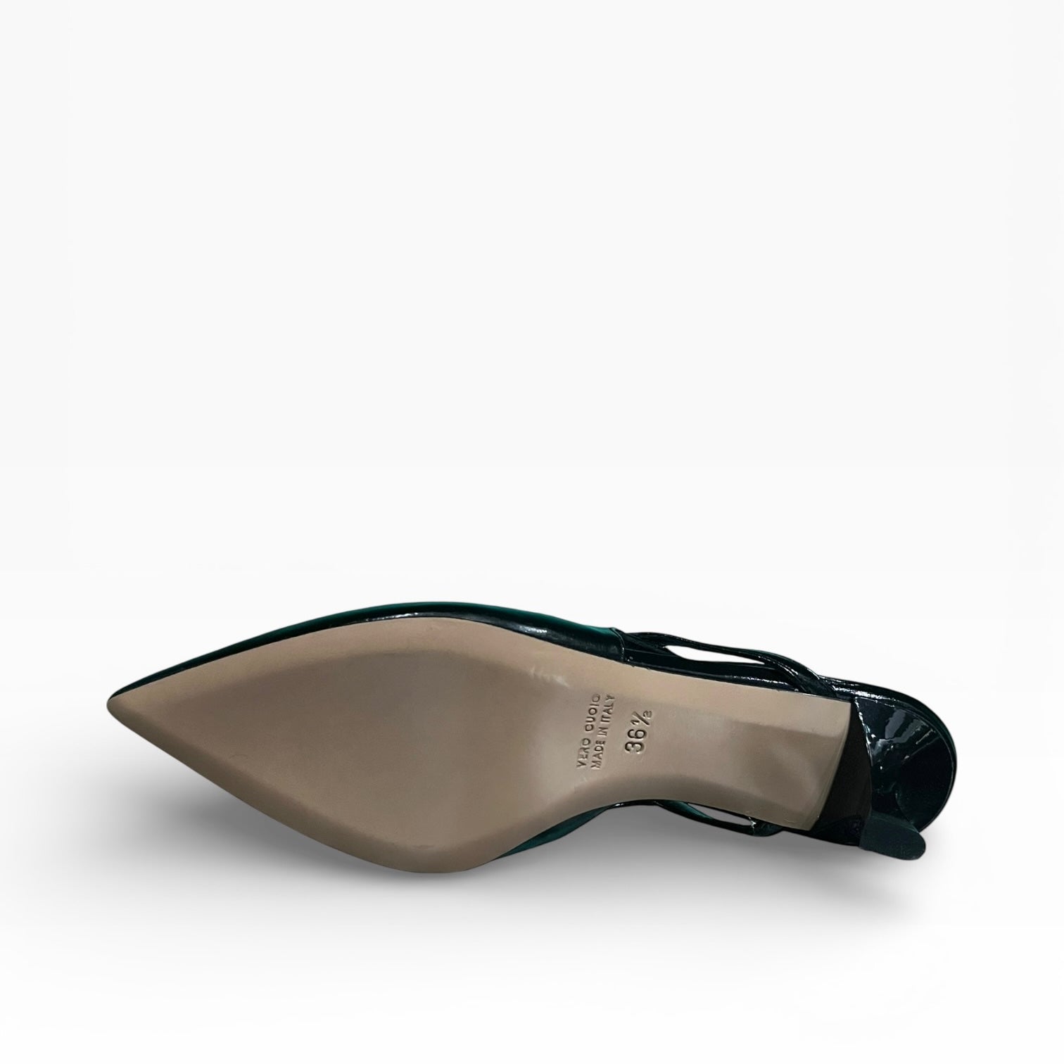 Slingback in verlux nero