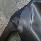 Stivaletto nero con plateau