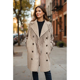 Cappotto con frange