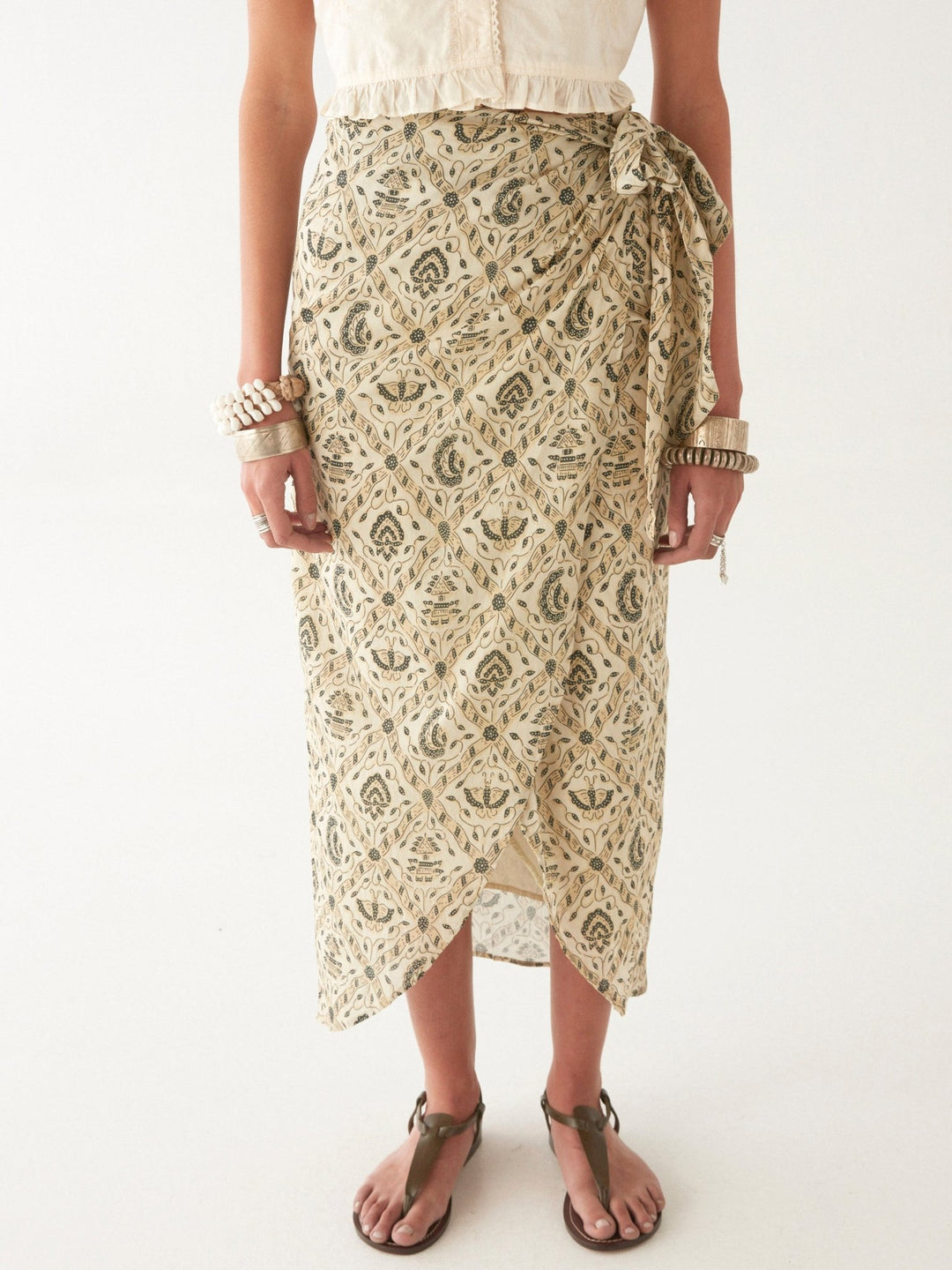 Tina blouse in Cachemira Moutarde