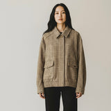 Giaccone stile avietor in check