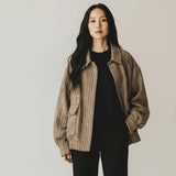 Giaccone stile avietor in check