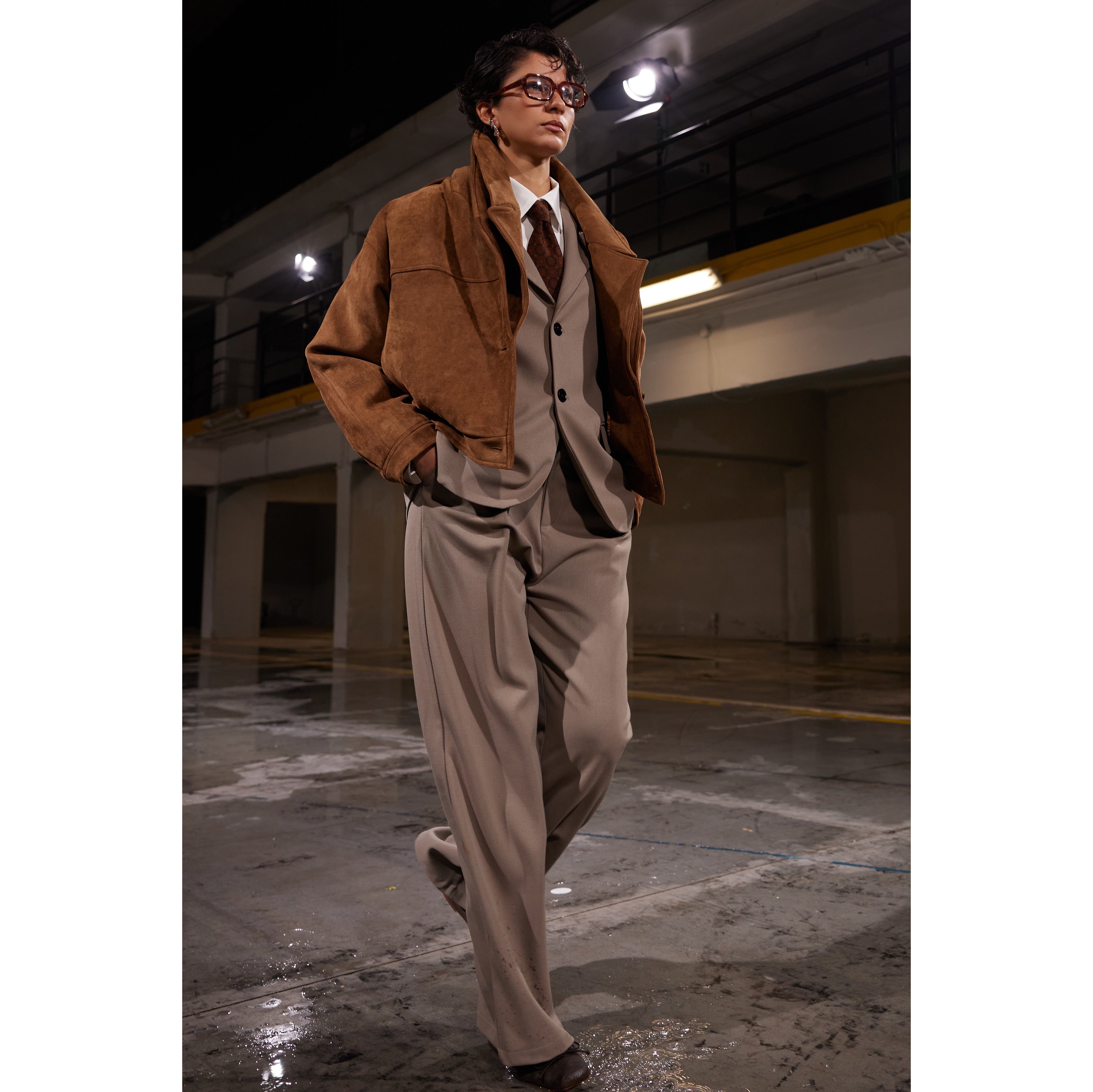 Giaccone Ecosuede Cuoio