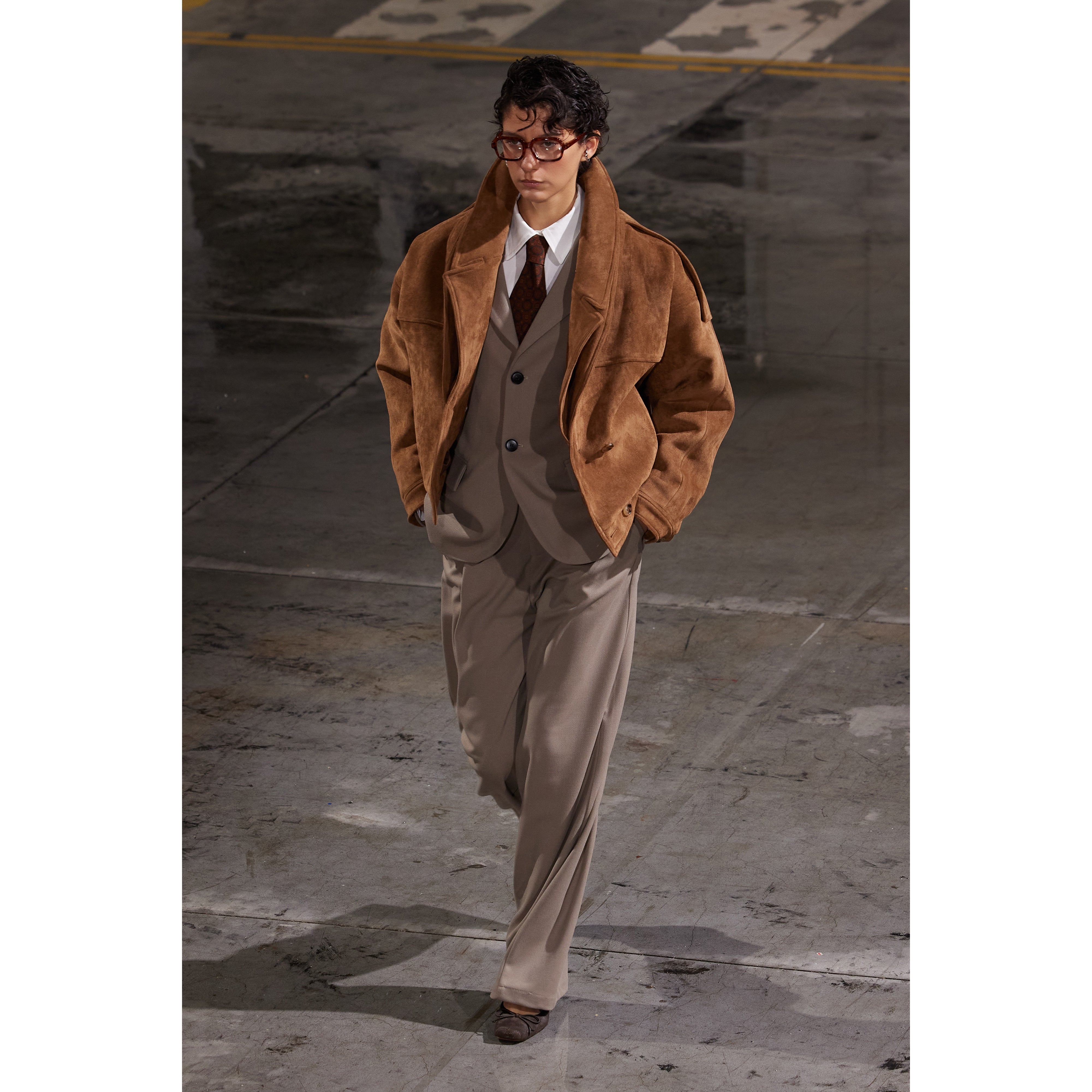 Giaccone Ecosuede Cuoio